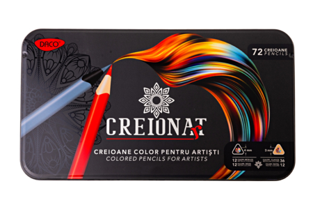 Crayons de couleur pour artistes - coffret 72 pièces - Crayons de couleur – 10doigts.fr
