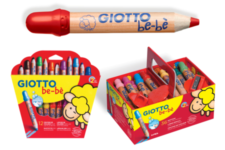 Crayons de couleur Giotto - A partir de 2 ans - Crayons de couleurs – 10doigts.fr