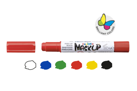 Crayons de maquillage "Twist" - 6 couleurs - Maquillage – 10doigts.fr