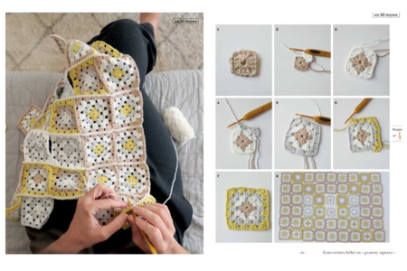 crochet granny square - Crochet – 10doigts.fr