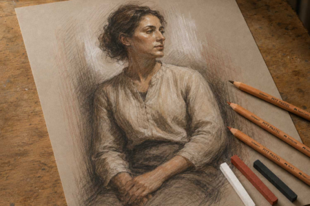 dessin Set Pitt Monochrome Faber-Castell  - Crayons graphite et mines pour le dessin – 10doigts.fr