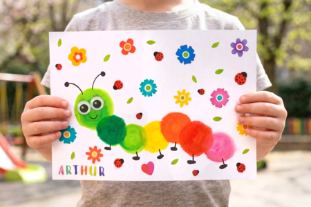 dessiner chenille cercles activité enfants - Activités manuelles animaux : nos idées créatives pour les enfants – 10doigts.fr
