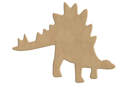 Stégosaure en bois à décorer - Animaux en bois – 10doigts.fr