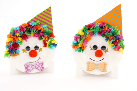 diy enfant clown carnaval facile et amusant - Activités manuelles Carnaval, Mardi gras – 10doigts.fr