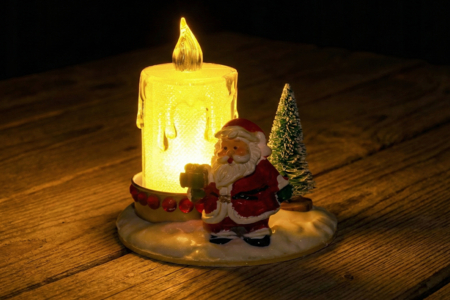 DIY enfants bougie père noël - Activités manuelles bricolages de Noël – 10doigts.fr