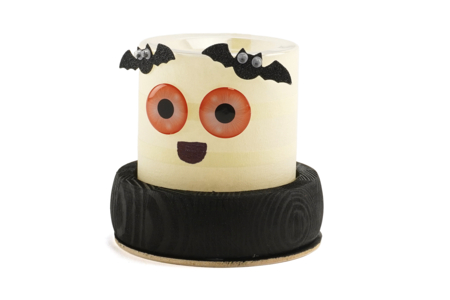 DIY halloween photophore fantôme momie - Activités manuelles Halloween – 10doigts.fr