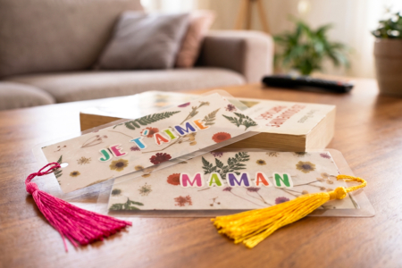 DIY marque pages fête des mères fleurs - Activités manuelles fleurs : des créations autour de la nature et des saisons – 10doigts.fr
