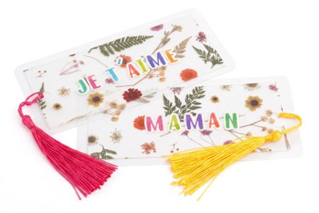 DIY marque pages fête des mères - Activités manuelles fleurs : des créations autour de la nature et des saisons – 10doigts.fr