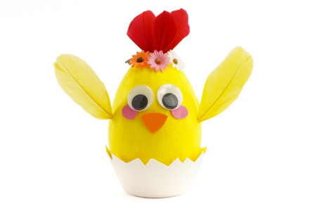 DIY poussin de Pâques enfants - Activités manuelles DIY Pâques – 10doigts.fr