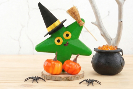 DIY sorcière halloween enfants - Activités manuelles Halloween – 10doigts.fr