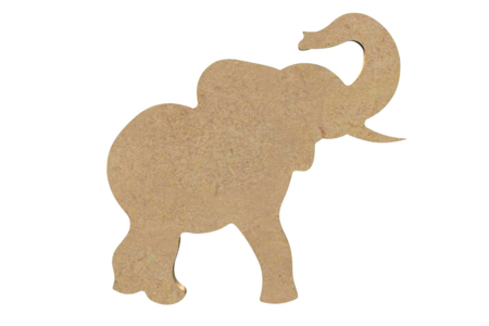 Éléphant en bois à décorer - Animaux en bois – 10doigts.fr