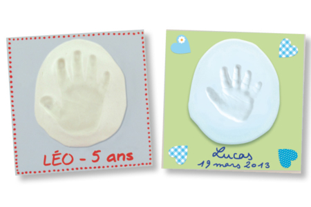 Tableau empreinte main ou pied de bébé - Tutos Fête des Mères – 10doigts.fr