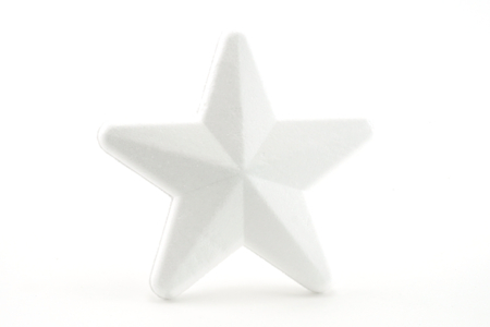 Étoile en polystyrène 15 cm - Formes à décorer – 10doigts.fr