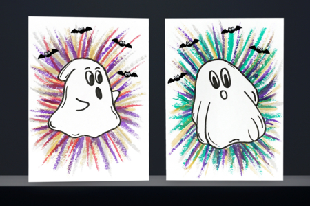Silhouettes de fantômes - Tutos Halloween – 10doigts.fr