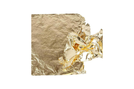 Feuilles métallisées or ou argent - 25 feuilles - Papiers métalliques – 10doigts.fr
