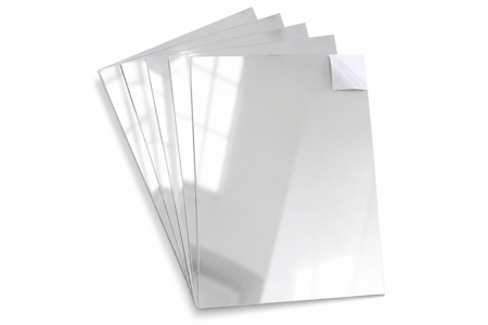 feuilles adhésives miroir - Miroirs à coller – 10doigts.fr