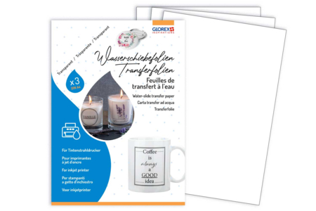 Feuilles de transfert à l'eau - Papiers transfert – 10doigts.fr