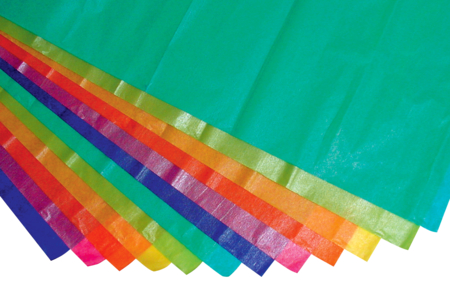 Papier de soie irisées - 12 feuilles assorties - Papiers de soie – 10doigts.fr