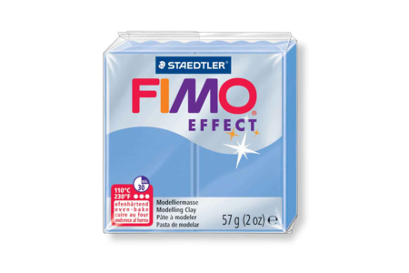 FIMO Pierre précieuse - Bleu Agate (386) - Pâtes Fimo Effect – 10doigts.fr