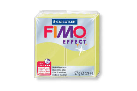 FIMO Pierre précieuse - Jaune Citrine (106) - Pâtes Fimo Effect – 10doigts.fr