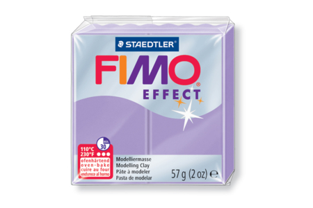 FIMO Effect Pastel - Lilas (605) - Pâtes Fimo à l'unité – 10doigts.fr
