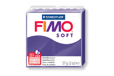 FIMO Soft - Prune (63) - Pâtes Fimo Soft – 10doigts.fr