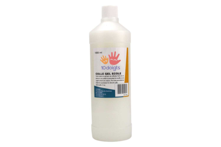 Flacon 1 Litre de colle gel école 10 doigts - Colles scolaires – 10doigts.fr