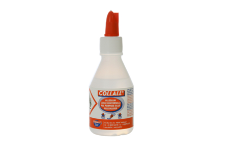 Flacon de colle forte universelle avec solvant - 100 ml - Colles scolaires – 10doigts.fr