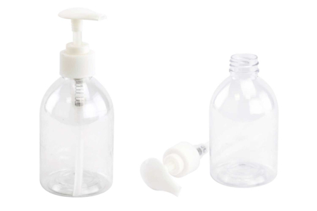 Distributeur de savon en plastique - Plastique Transparent – 10doigts.fr