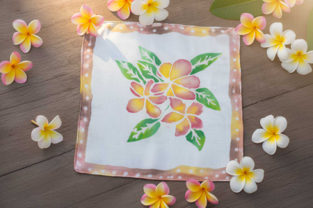 foulard soie aquarelle - Activités manuelles fête des mères – 10doigts.fr