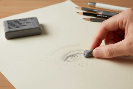 Gomme mie de pain dessin - Pastels et Fusains – 10doigts.fr