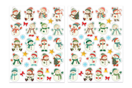 gommettes hiver bonhomme - Gommettes de Noël : autocollants et stickers créatifs pour enfants – 10doigts.fr