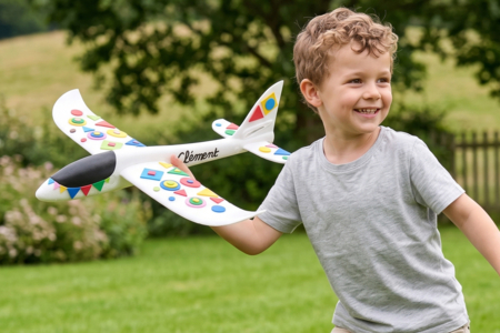 grand avion à décorer - Formes à décorer - Polystyrène – 10doigts.fr