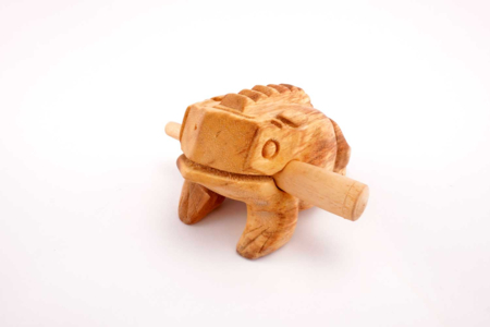 Grenouille 'guiro' - Instruments en bois – 10doigts.fr