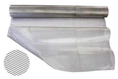 Grillage aluminium à modeler - fines mailles - Outils et colles – 10doigts.fr