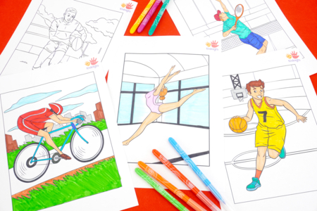 Carnet de coloriages Jeux Olympiques - Tutos Dessin – 10doigts.fr