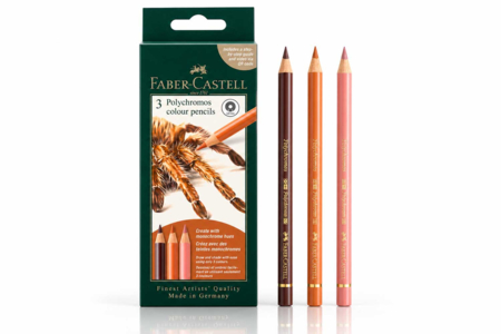 Kit crayons polychromos Faber-Castell - thème "Araignée" - Crayons de couleurs Beaux-Arts – 10doigts.fr