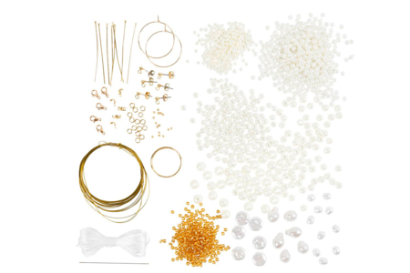 Kit créatif bijoux materiel - Perles Nacrées – 10doigts.fr