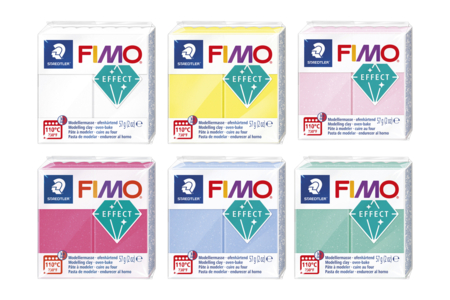 Kit Fimo Pierres précieuses - 6 couleurs - Packs Promo pâtes Fimo – 10doigts.fr