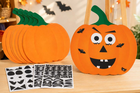kit halloween citrouille - Kits créatifs Halloween – 10doigts.fr