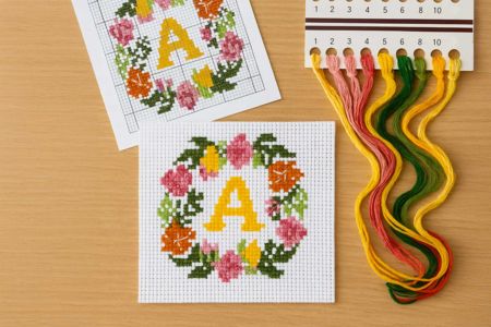 Kit Monogramme  - Kits Mercerie – 10doigts.fr