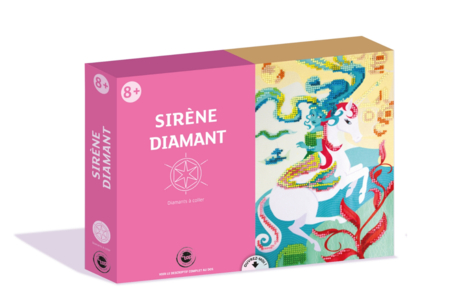Coffret Sirène - Activité Diamants à coller - Coffret Diamond Painting – 10doigts.fr