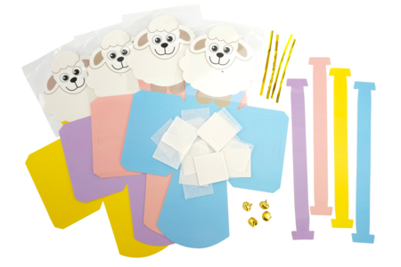 Kits paniers moutons , le materiel - Paniers de Pâques – 10doigts.fr