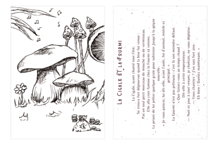 Cartes Fables de La Fontaine + gommettes animaux - 6 fables - Kits créatifs gommettes – 10doigts.fr