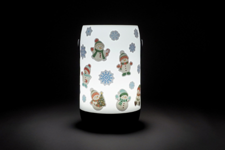 lanterne à décorer noël - Activités manuelles enfants Hiver – 10doigts.fr