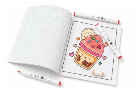 Le petit monde de Lulu Bear - Supports de coloriages originaux pour enfants – 10doigts.fr