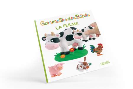 Livre : gommettes bébé, la ferme - Gommettes Bébé – 10doigts.fr