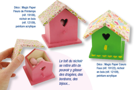 Magic Paper auto-adhésif Coeurs fous - 10doigts.fr