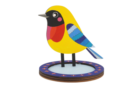 Mangeoire oiseau en bois à décorer - Jardinage enfants – 10doigts.fr