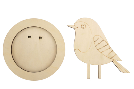 Mangeoire oiseau en bois à monter - Jardinage enfants – 10doigts.fr